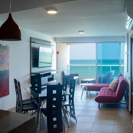 Lindo Departamento Al Pie De Playa Edificio Torre Oceanica Daire Salinas  Dış mekan fotoğraf