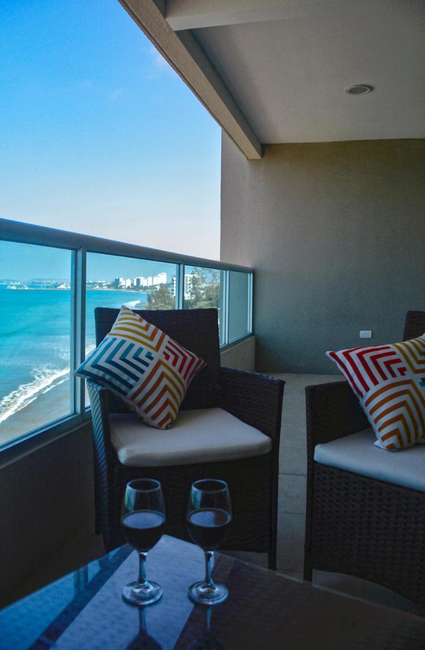Lindo Departamento Al Pie De Playa Edificio Torre Oceanica Daire Salinas  Dış mekan fotoğraf
