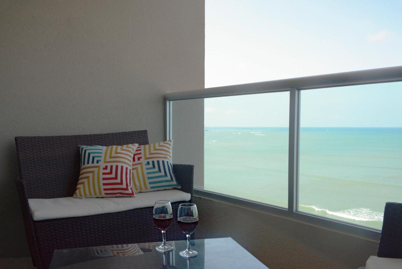 Lindo Departamento Al Pie De Playa Edificio Torre Oceanica Daire Salinas  Dış mekan fotoğraf